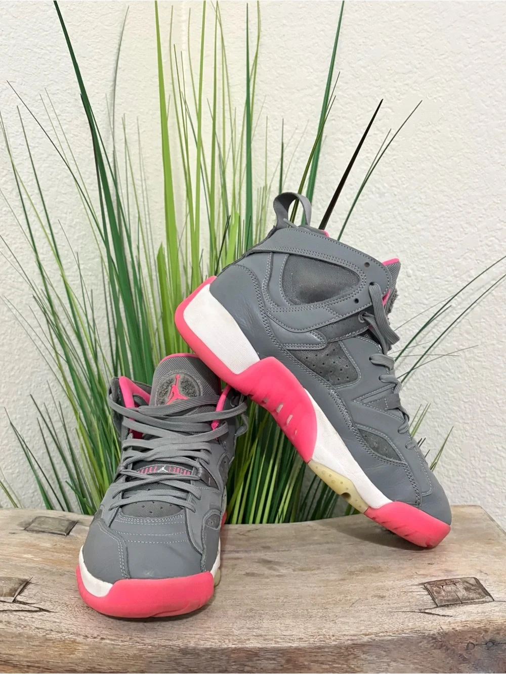 Jordan Two Trey Gray/Pink Sneakers